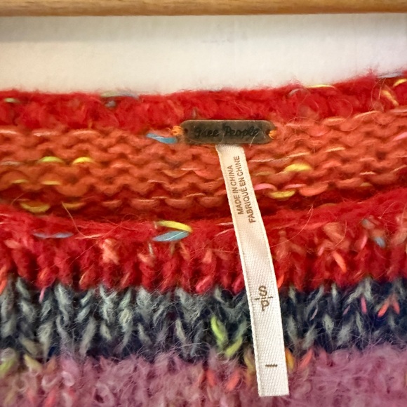 Free People String Lights Pullover Be Your Own Rainbow - Picture 6 of 9